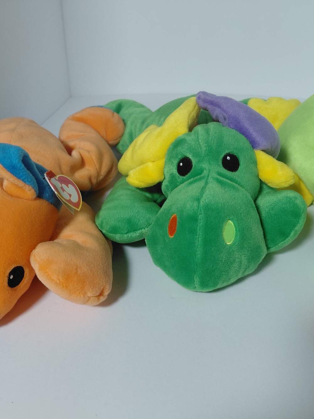 TY 1998 Pillow Pal Plush Moose Koala &Platypus 13.5 Stuffed Animal Lot X3